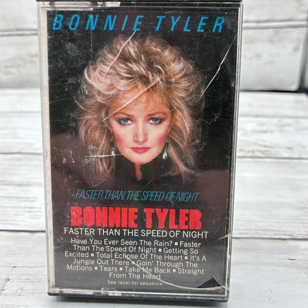 Bonnie Tyler Faster Than The Speed Of Night Cassette 1983 Columbia Pop Rock